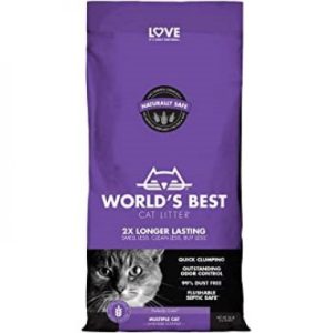 Worlds Best Cat Litter Multiple cat 3.18 kg - котешка постелка лавандула биоразградима